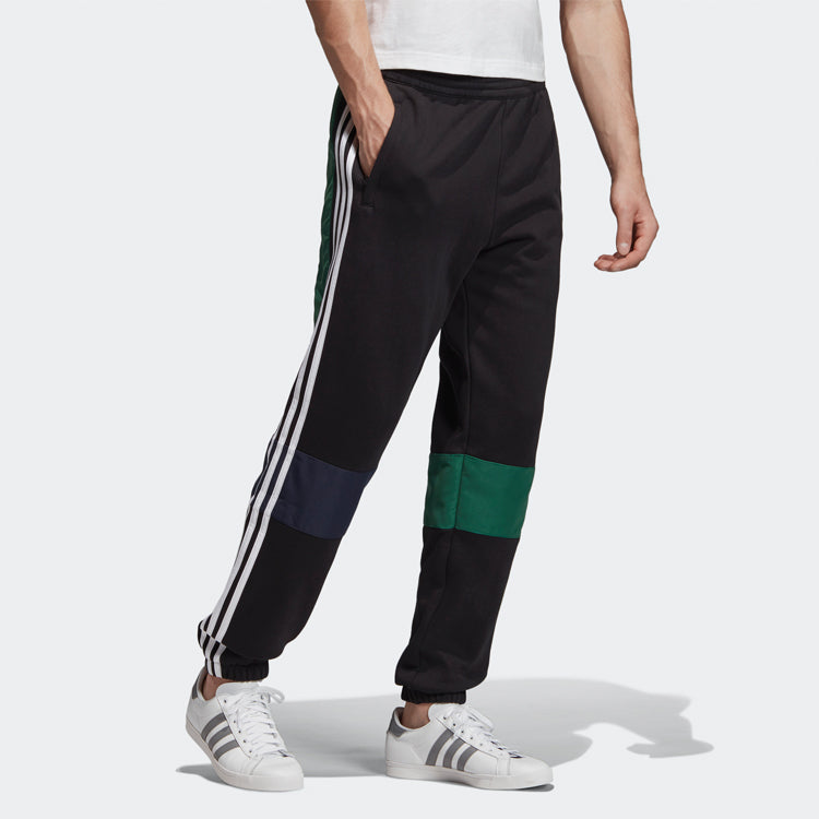 adidas originals SPRT BB Contrasting Colors Sports Pants Black FP7707