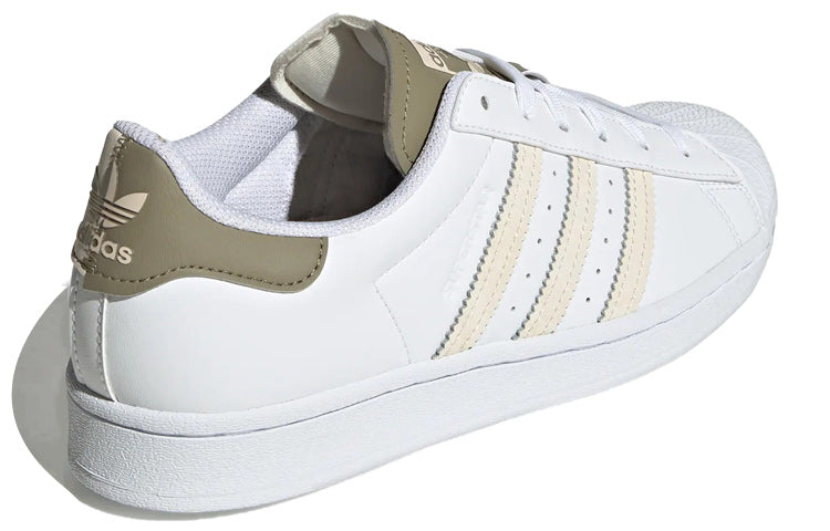 (WMNS) adidas Superstar 'White Olive Green' GW7256