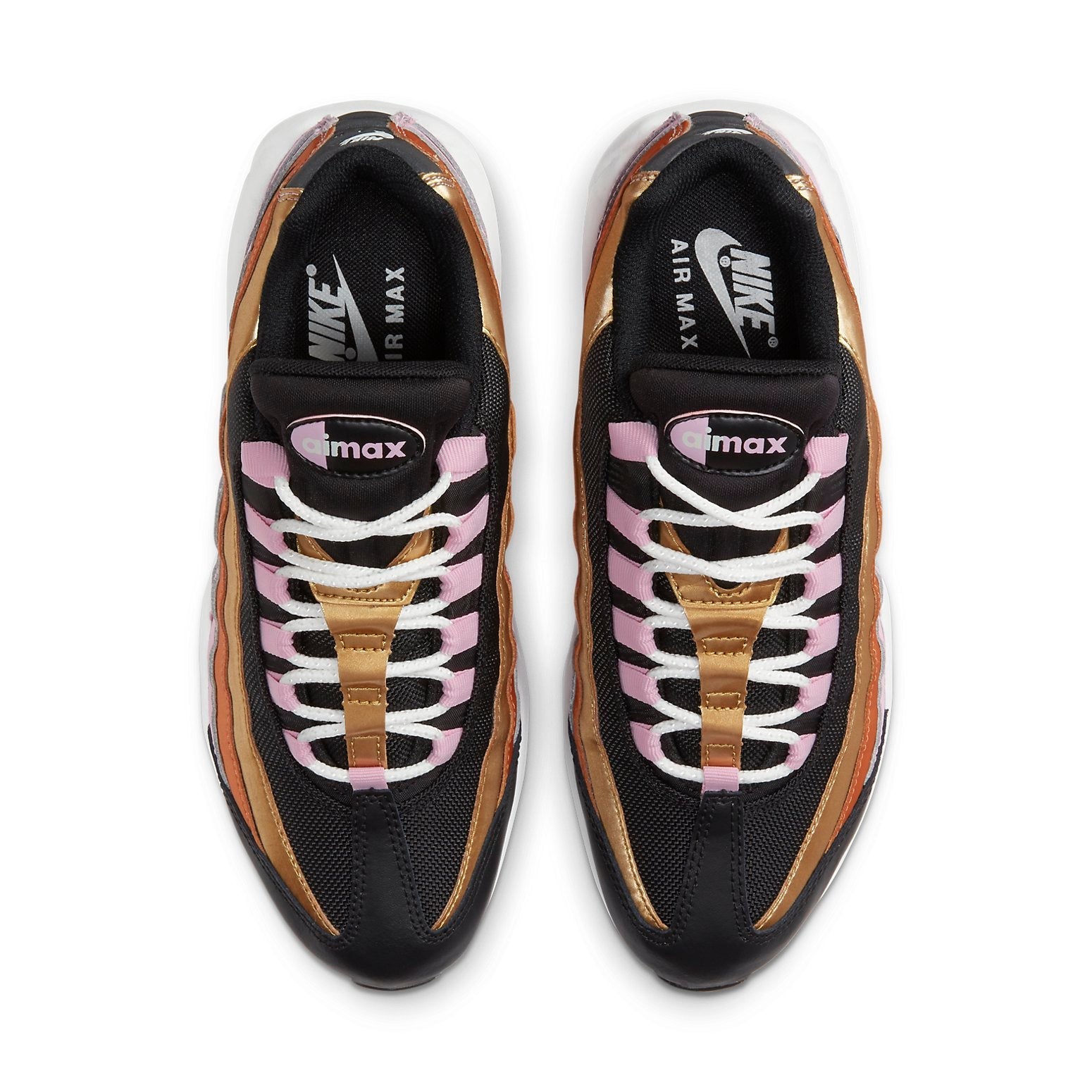 (WMNS) Nike Air Max 95 'Black Gold Pink' CU8080-800