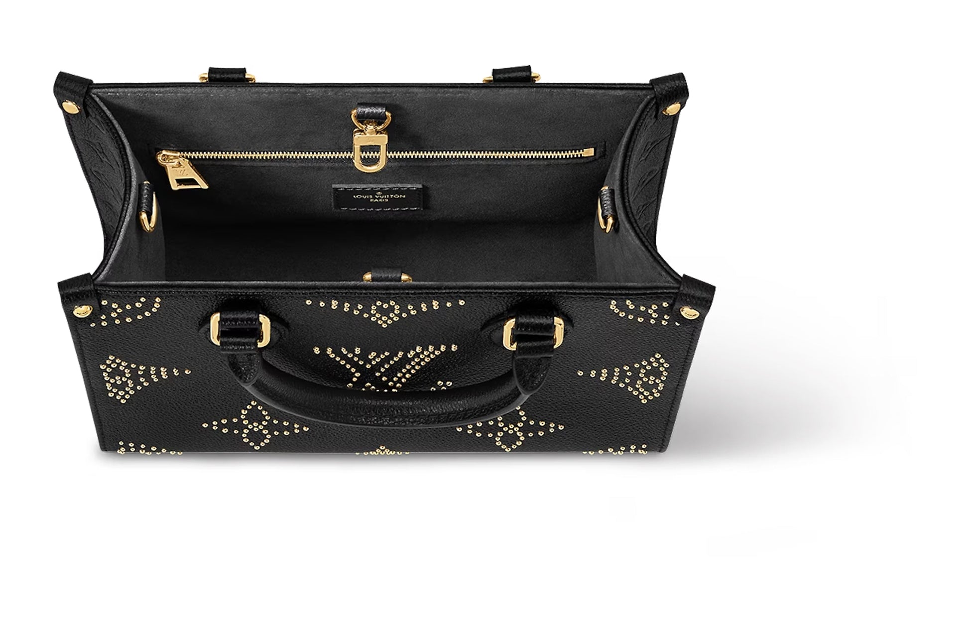(WMNS) LOUIS VUITTON OnTheGo PM Monogram Empreinte Tote Bag 'Black' M46733