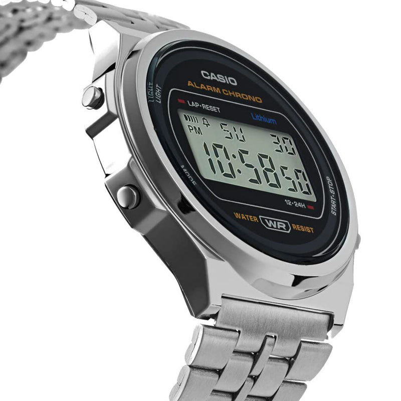 Casio Youth Vintage  Analog-Digital Watch 'Silver' A171WEGG-1AEF