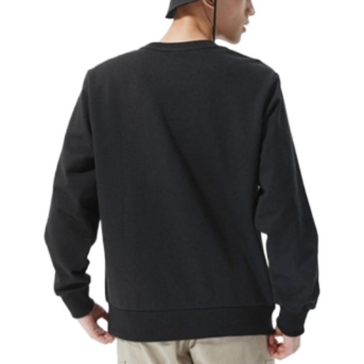 New Balance Solid Color Round Neck Sports Pullover Black AMT21555-BK