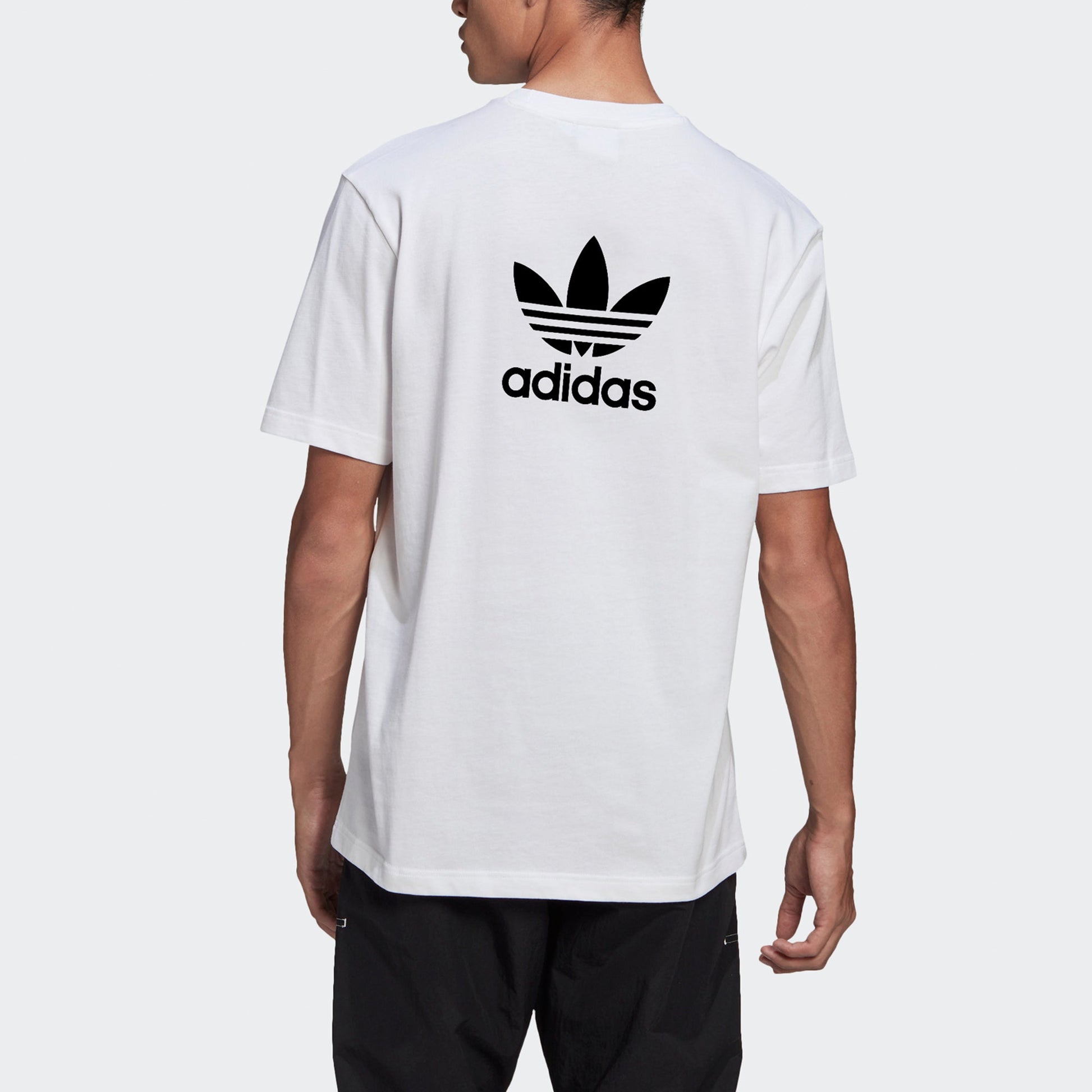 adidas originals B+F Trefoil Tee Logo Printing Male White GN3453