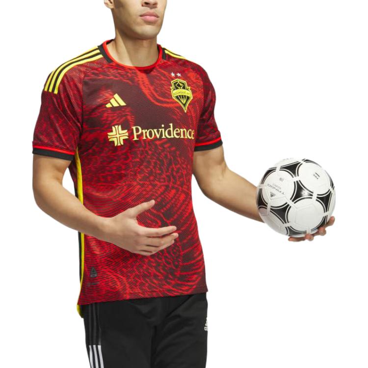 adidas Seattle Sounders FC 23/24 Away Authentic Jersey 'Red' IL8576