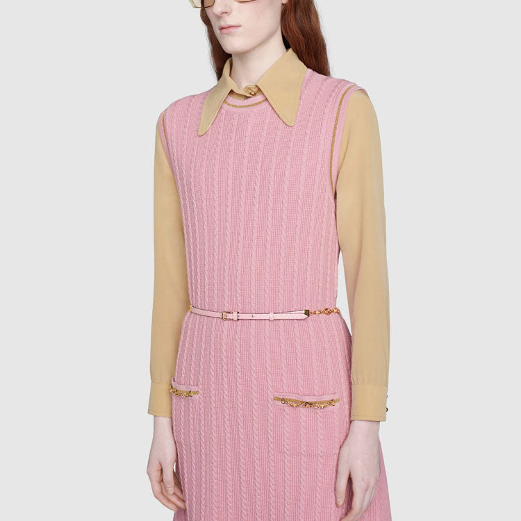 (WMNS) Gucci Boundless Overture Series GG Sleeveless Dress Pink 658350-XKBVO-6167