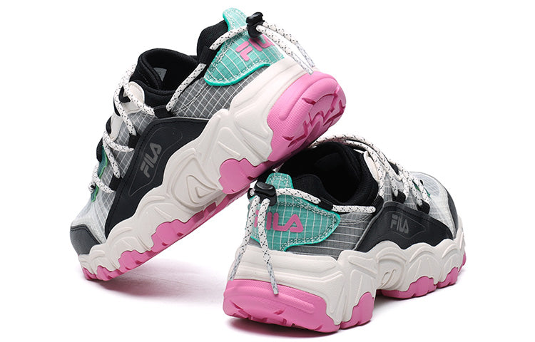 (WMNS) Fila Fusion Shoes 'Black Green' T12W125202FBG