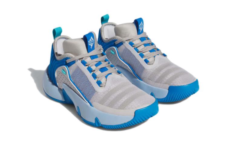 (GS) adidas Trae Unlimited Big 'Dash Grey Bright Blue' IG0702
