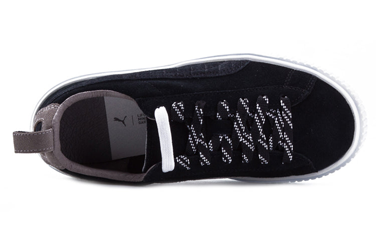 (WMNS) Liful x PUMA Suede Shoes Black/White 365628-01