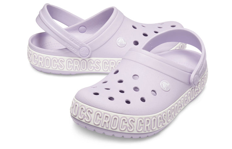 Crocs Crocband Logo Mania Clogs 'Lilac' 205914-549