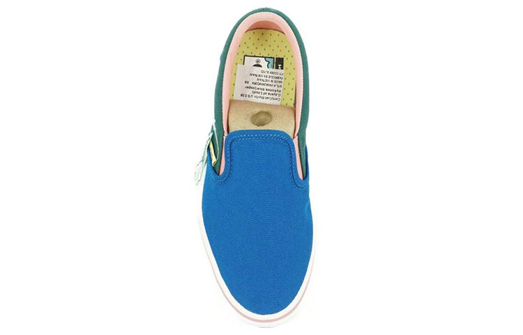 Vans ComfyCush Slip-On Casual Skateboarding Shoes Unisex Blue VN0A3WMD2R6