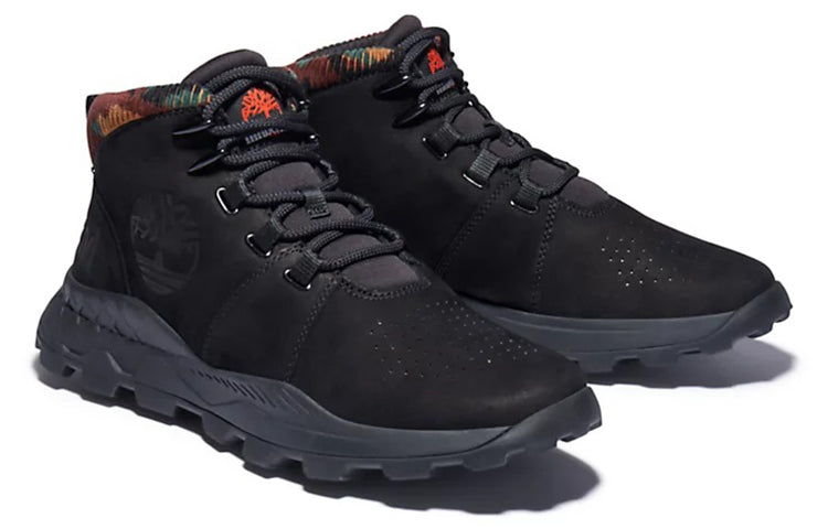 Timberland Brooklyn Euro Sprint Boots 'Black and Camouflage Collar' A2GDV015