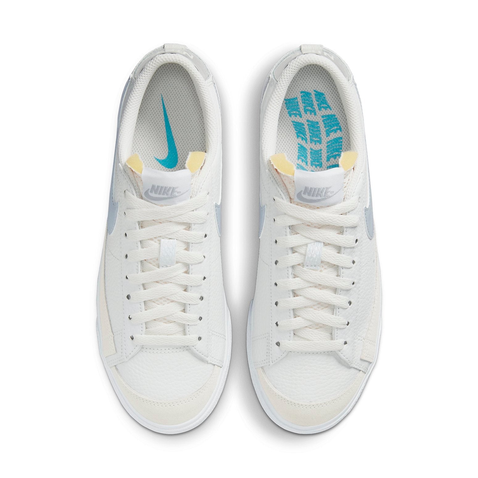 (WMNS) Nike Blazer Low Platform Low-Top Sneakers White/Grey DQ0853-100
