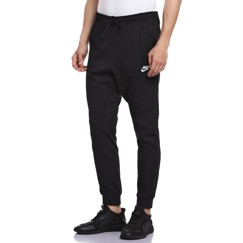Nike Logo Alphabet Knit Sports Long Pants Black 804462-010