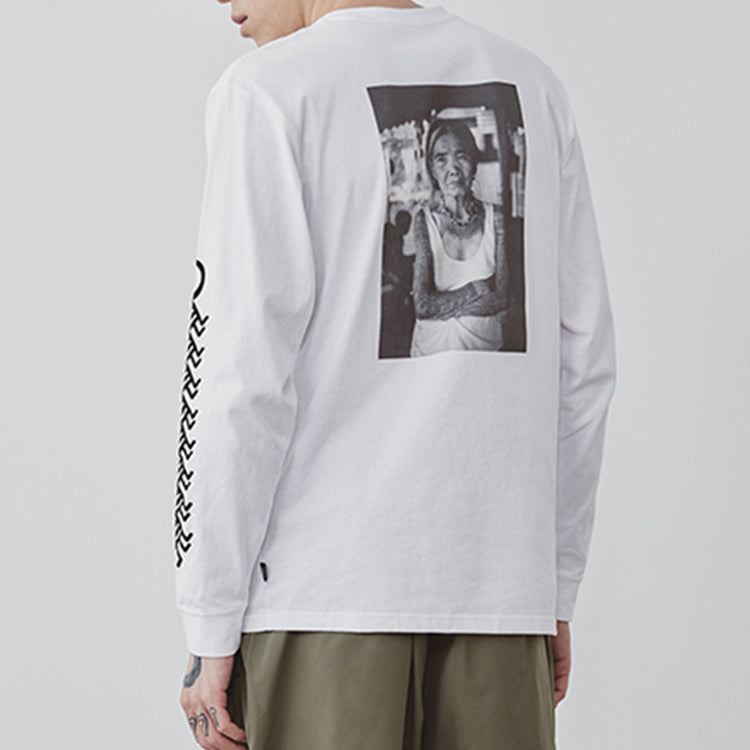 Vans Unisex Otw Whang Od Letter Printing Swea White VN0A4RAWWHT1