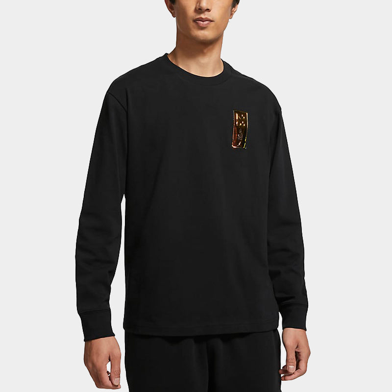 Air Jordan 23 Engineered Casual Sports Round Neck Pullover Long Sleeves Black CV3012-010