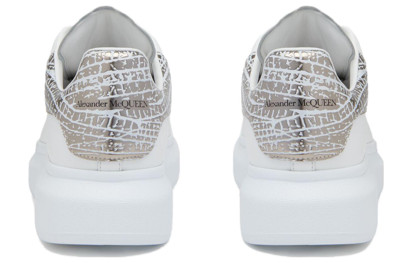 Alexander McQueen Oversized Sneakers 'White Silver' 777220WIE9I9071