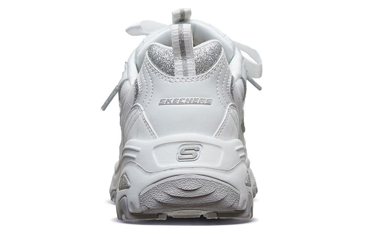 (WMNS) Skechers D'Lites 1.0 low Dad Shoes GS White 66666252-WHT