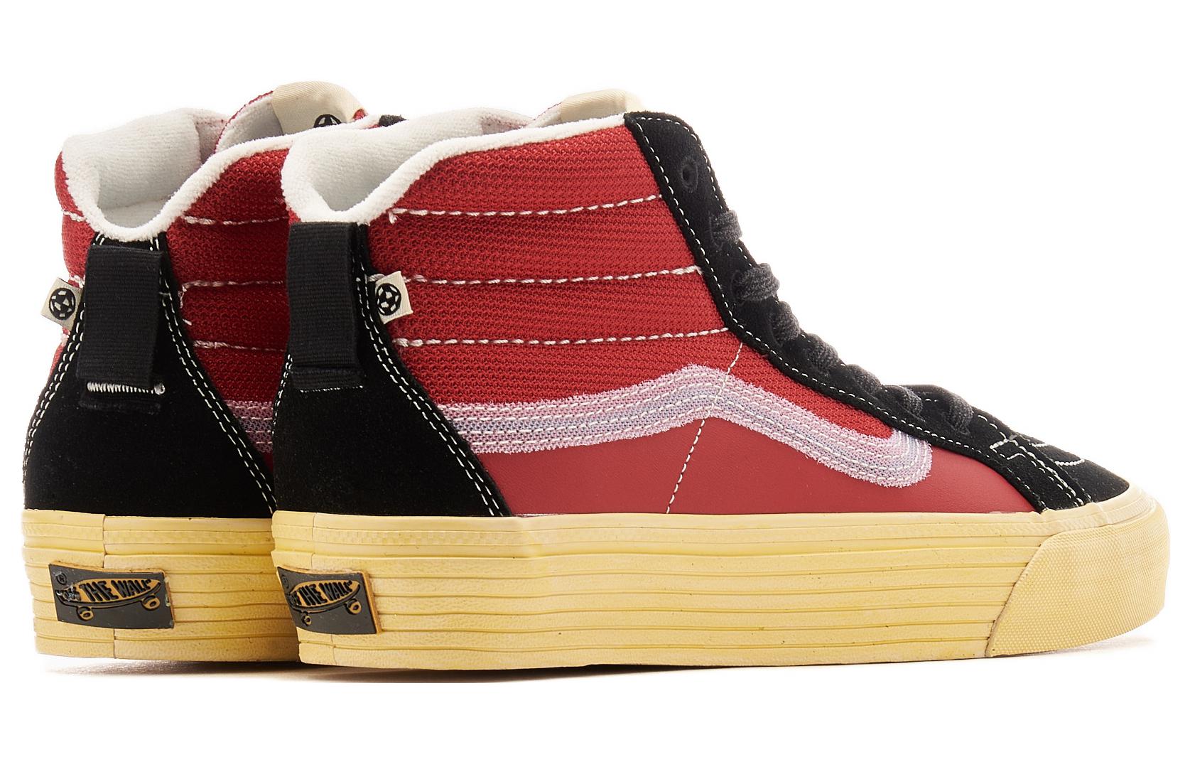 Vans SK8-HI Notchback Split VR3 LX 'Vintage Sport - Black Red' VN0A5FBH458