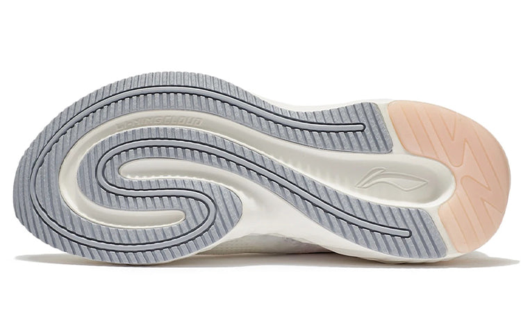 (WMNS) Li-Ning Running 'White Soft Blue' ARSS018-4