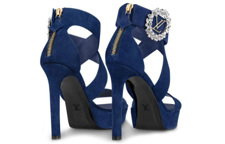 (WMNS) LOUIS VUITTON LV Horizon Platform Sandals Blue 1A5IY3