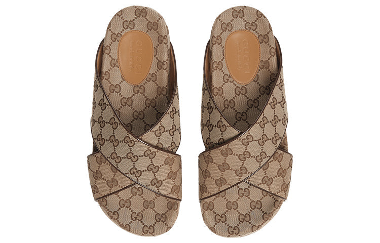 Gucci GG Slide Sandal 'Beige' 624697-H6320-9763