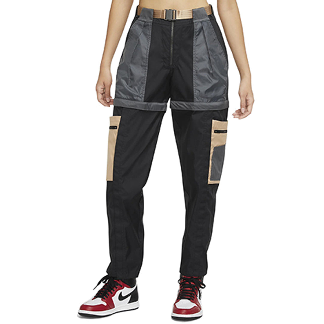 (WMNS) Air Jordan Casual Sports Detachable Pants Contrasting Colors Multiple Pockets Long Pants/Trousers Black DD7098-010