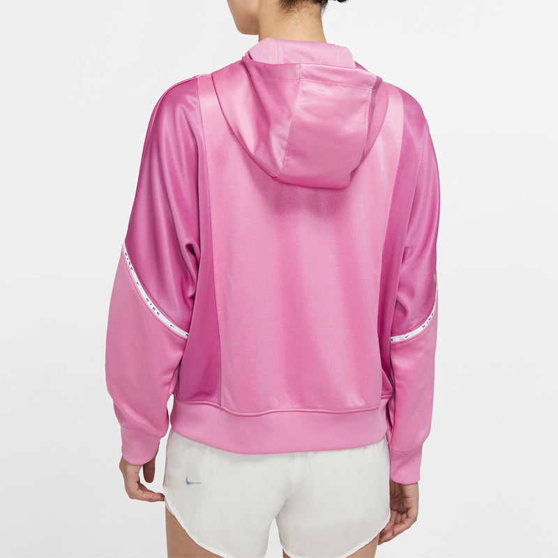 (WMNS) Nike Sportswear Logo Printing Hooded Jacket Coat Pink CJ3678-693