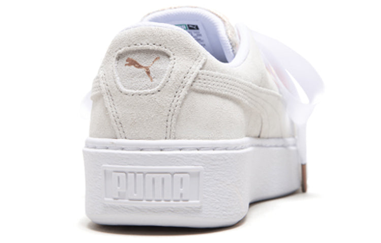 (WMNS) PUMA Platform Kiss Artica 'White Gold' 366707-01