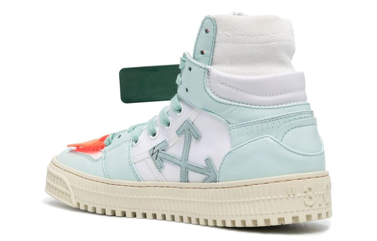 (WMNS) Off-White Off-Court 3.0 High Sneaker 'White Teal' OWIA112F22LEA0010151