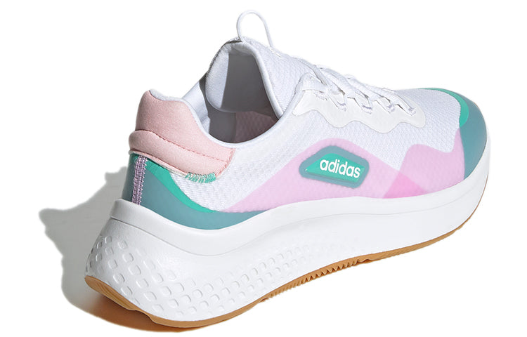 (WMNS) adidas Primrose Sleek 'White Pink Mist' FZ1937