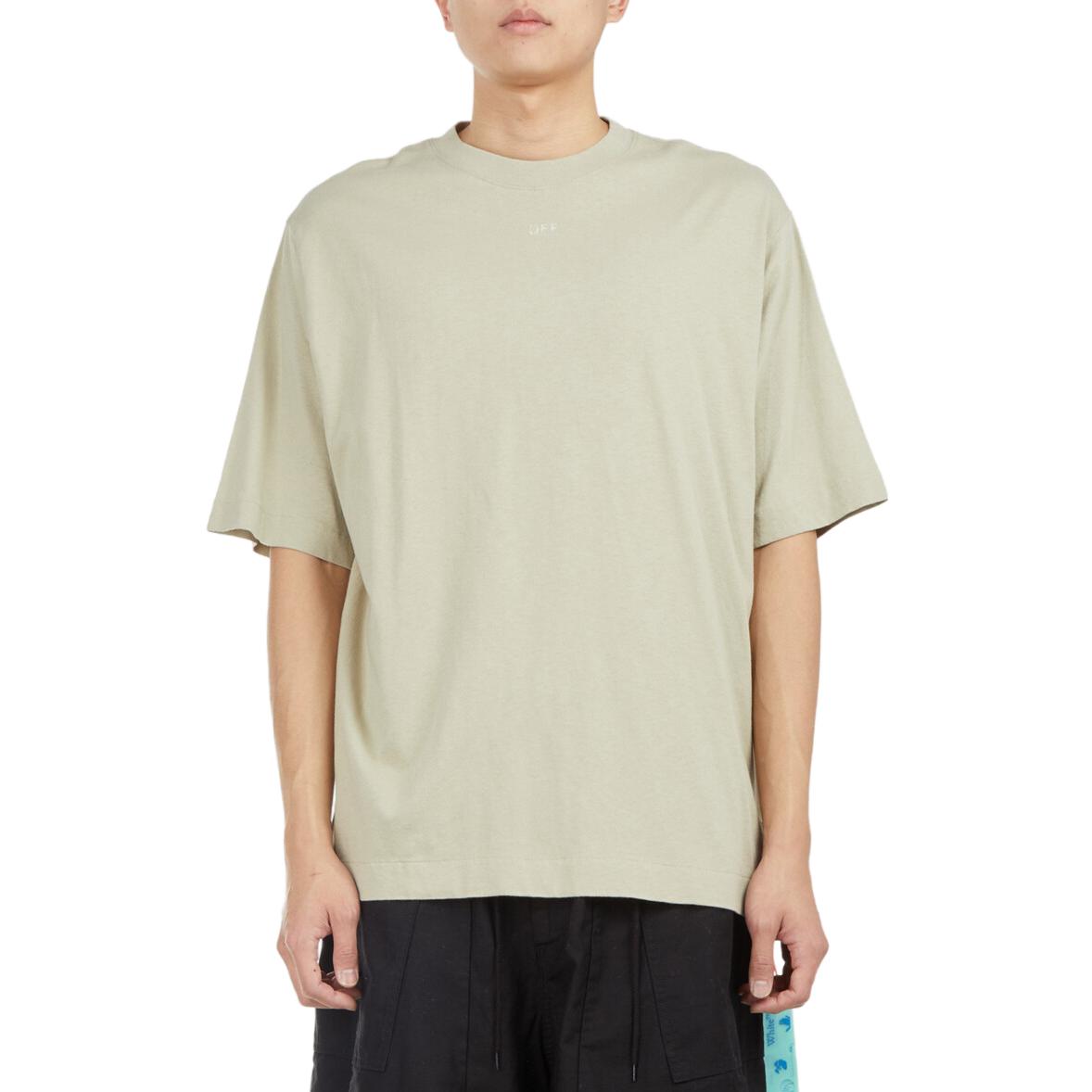 Off-White Rubber Arrows T-Shirt 'Olive Green White' OMAA119F21JER0121717
