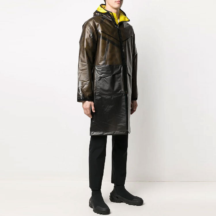 Men's Nike Sportswear Tech Detachable Hooded With Down Feather Jacket Black CU3770-010