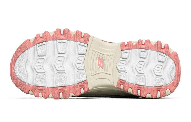 (GS) Skechers D'lites Shoes 'Beige Multi' 664178L-NAT