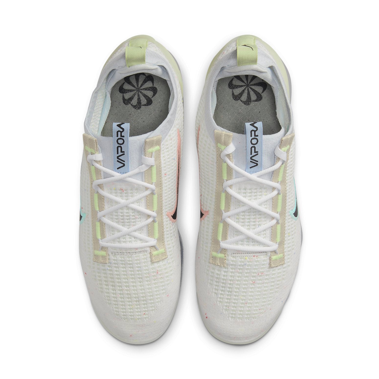 Nike Air VaporMax 2021 Flyknit 'Mismatched Swoosh - White' DQ7633-100