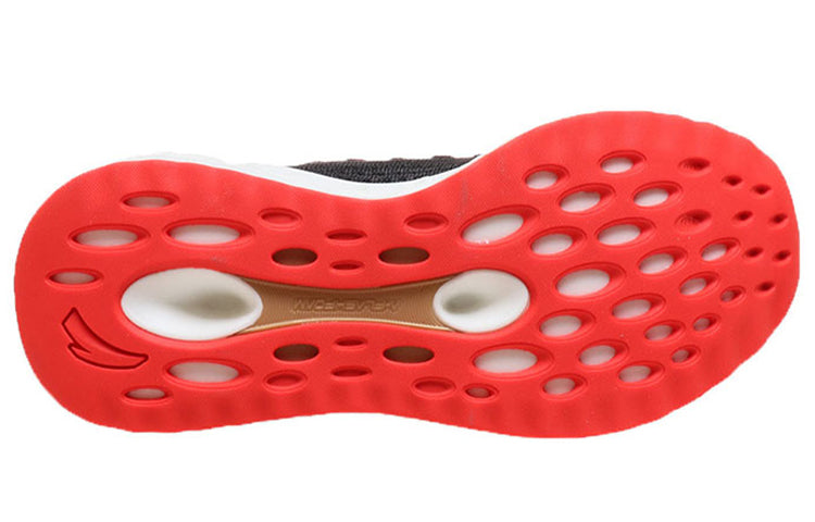 (WMNS) ANTA Running Series Sneakers 'Black with Red Mesh' 12915588-10