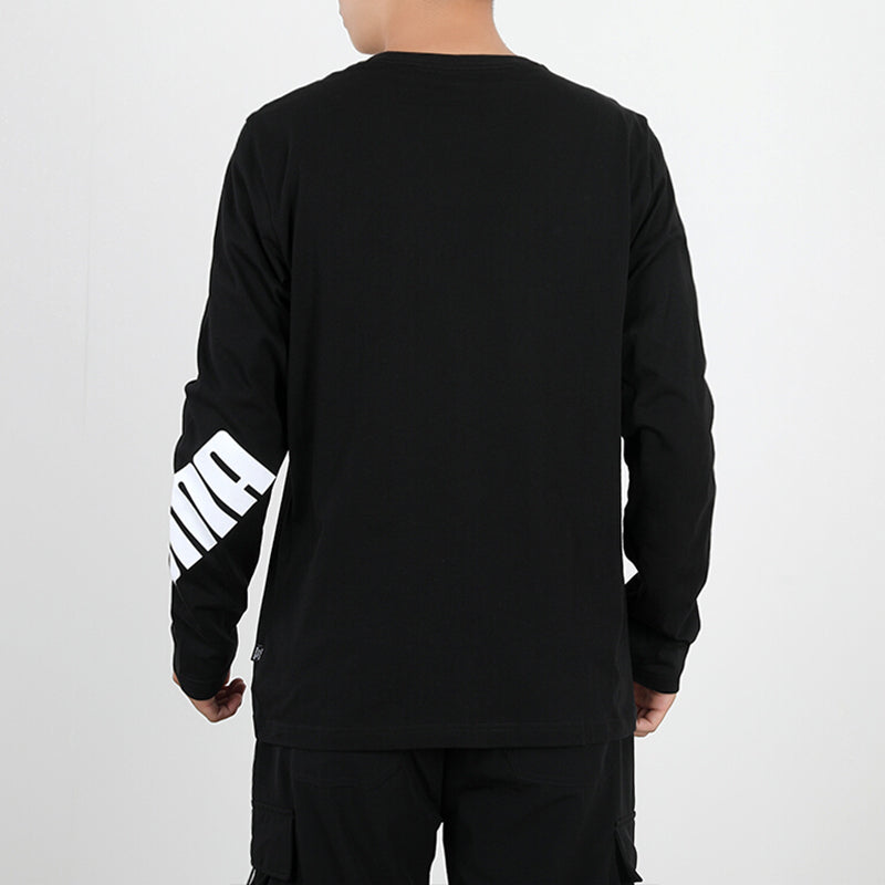 PUMA Casual Long Sleeve T-Shirt 'Black' 845979-01