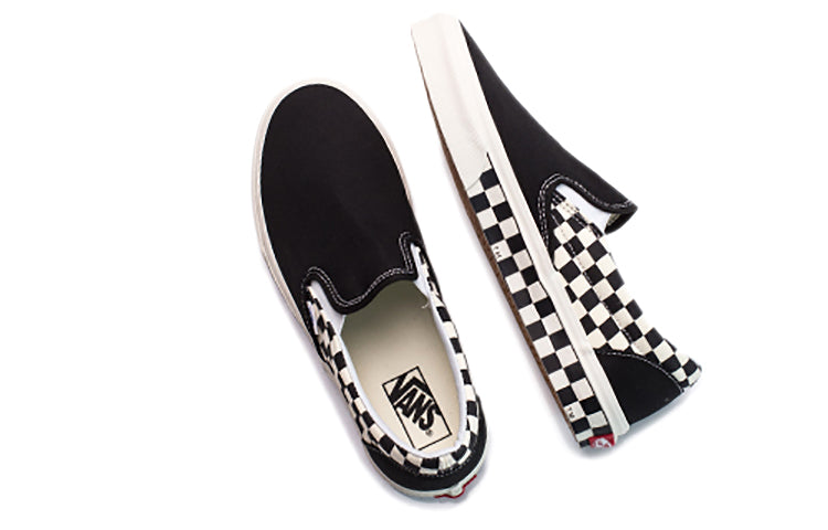 Vans Classic Slip-On 'Sidewall Check - Black' VN0A38F7RA9