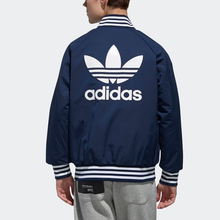 adidas originals REV Jacket Logo Printing Sports Blue DX4220