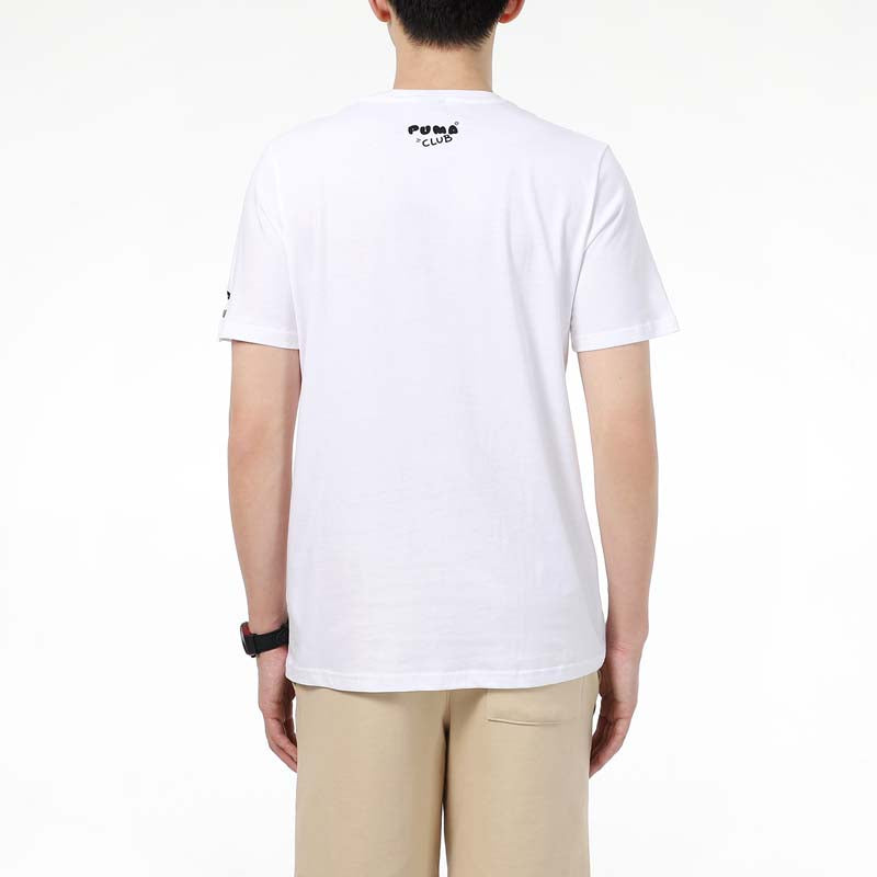 PUMA Club Graphic T-Shirt 'White' 533197-02
