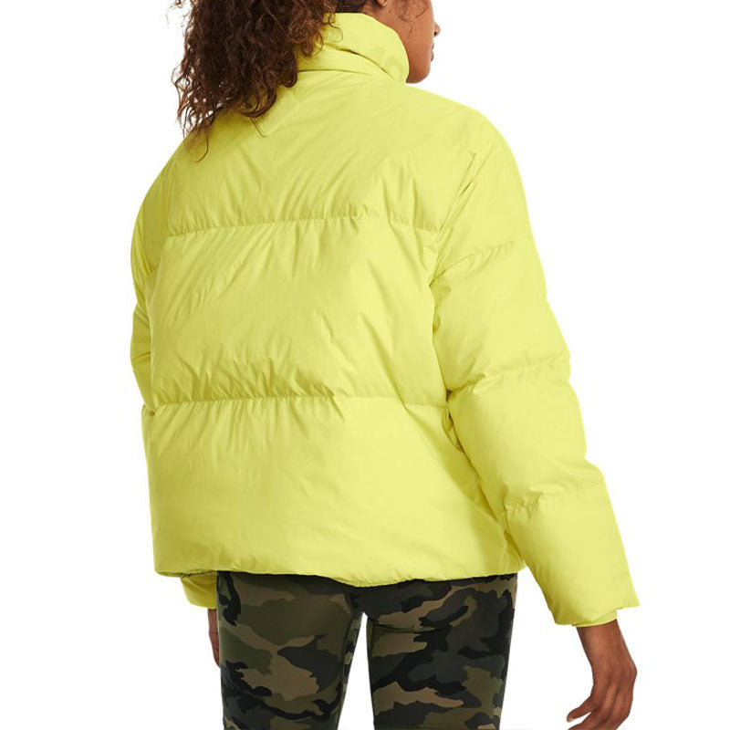 (WMNS) Under Armour ColdGear Infrared Fleece Down Jacket 'Neon Green' 1378858-743
