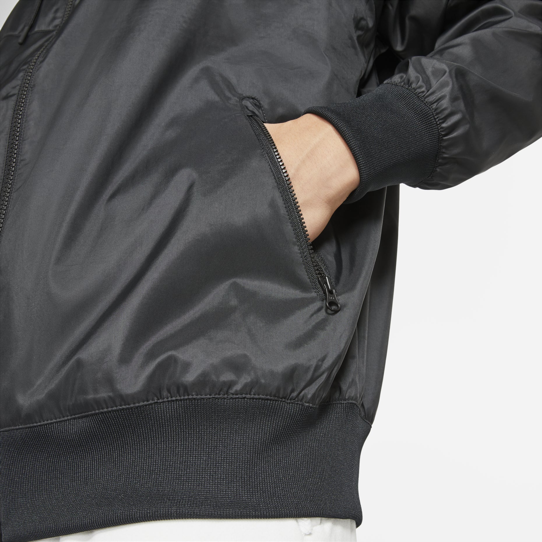 Nike Sportswear Windrunner Sports Training hooded Woven Jacket Black DA0002-010