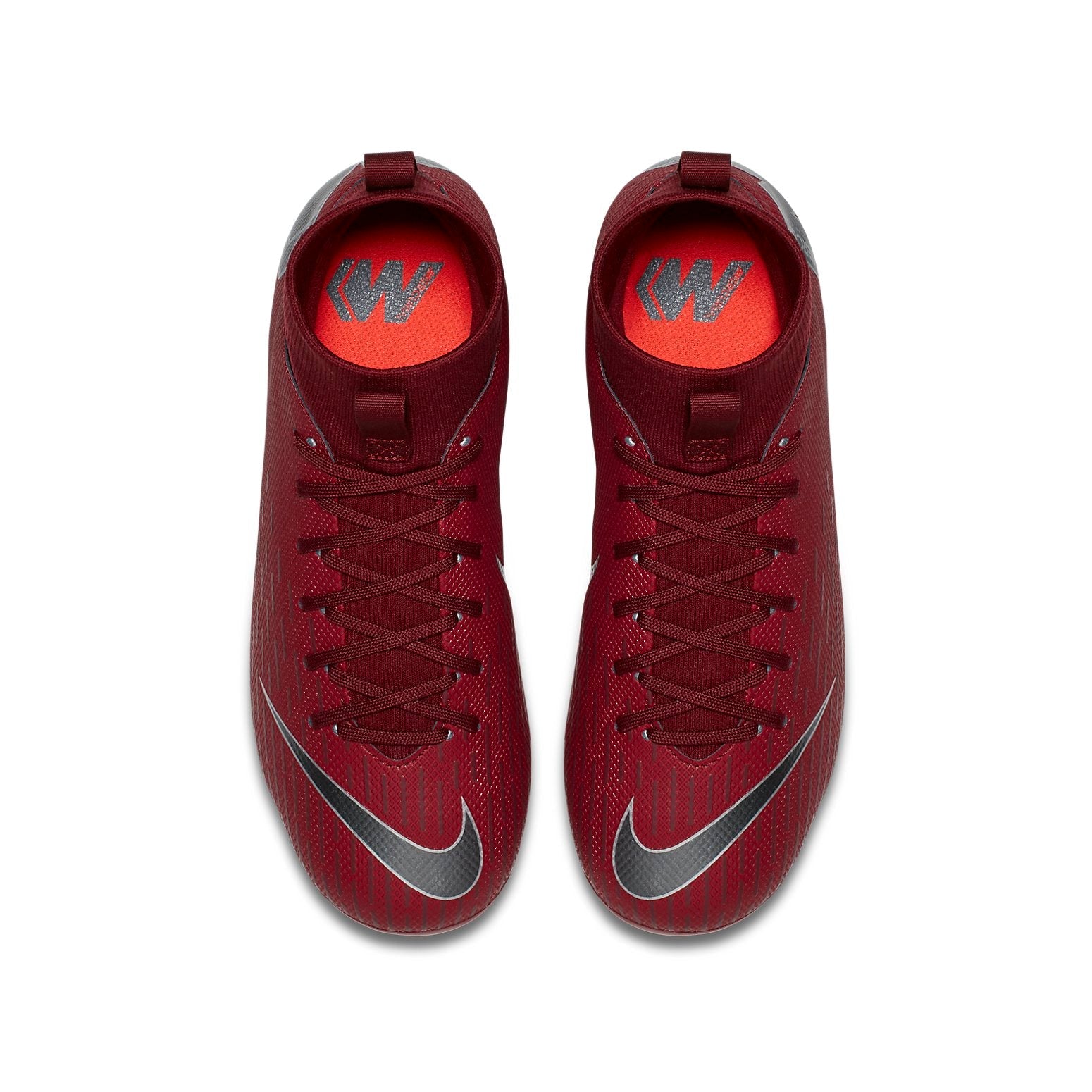 (GS) Nike JR Mercurial Superfly 6 12 Academy FG 'Red Silver' AH7337-606