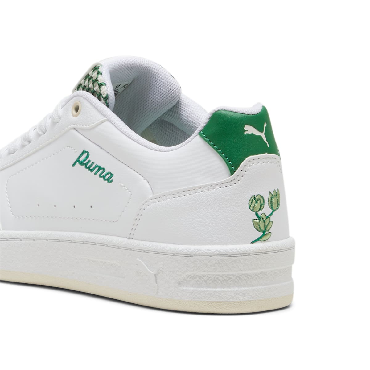(WMNS) PUMA Court Classy Blossom 'White Archive Green' 395092-01