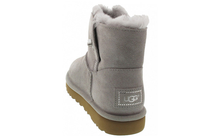 (WMNS) UGG Mini Turnlock Bling Fleece Lined light grey 1098354-SEL