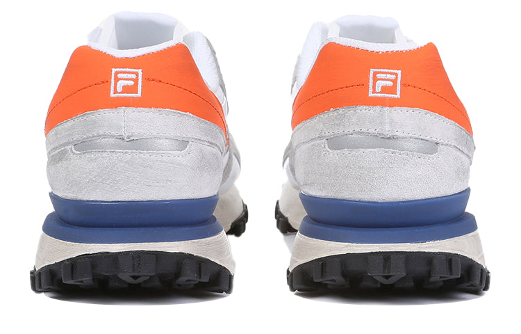 FILA Zagato Washing Low Top Running Shoes Grey/Orange/Blue 1RM01579D_817