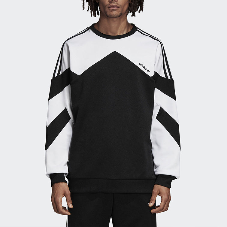 adidas originals Palmeston Crew Round Neck Long Sleeves Black DJ3455