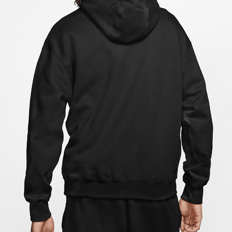 Nike Logo Loose Long Sleeves Pullover hooded Sports Black CV0552-010
