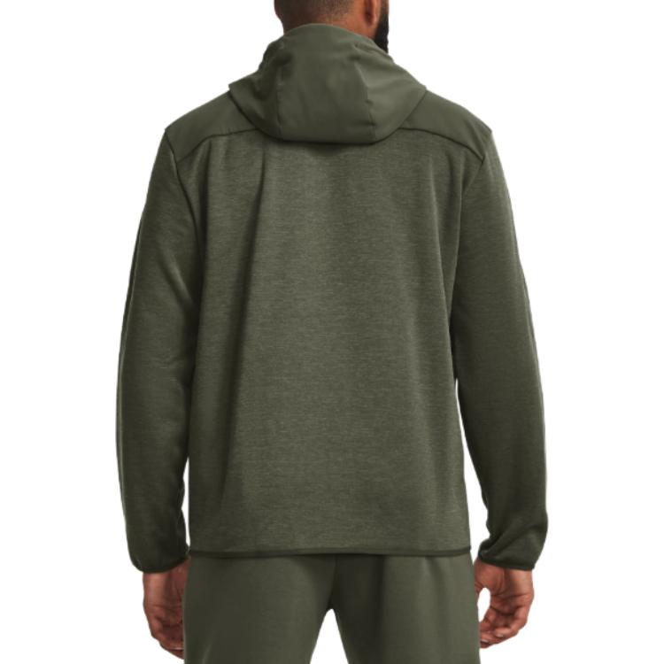 Under Armour Essential Swacket Hoodie Jacket 'Dark Green' 1378824-390