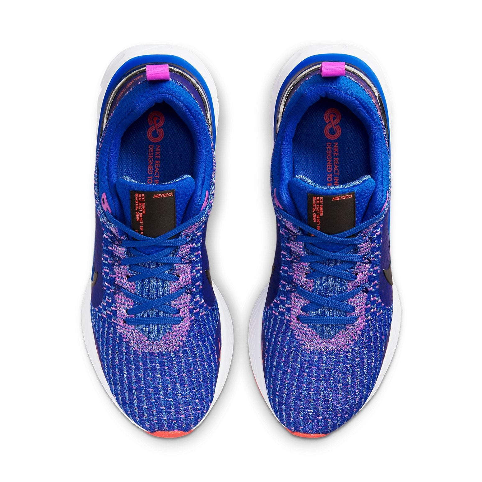 (WMNS) Nike React Infinity Run Flyknit 3 'Racer Blue Crimson' DZ3016-400