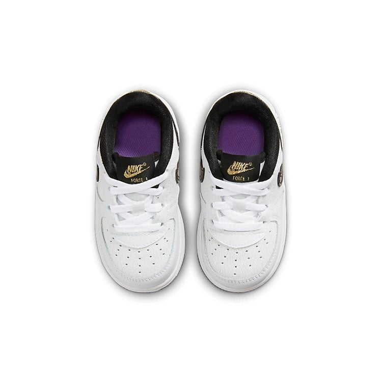 (TD) Nike Force 1 LV8 'Cracked - White Black' DQ0550-100
